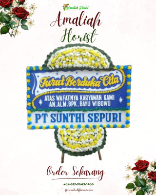 Papan Bunga Duka di Tugujaya